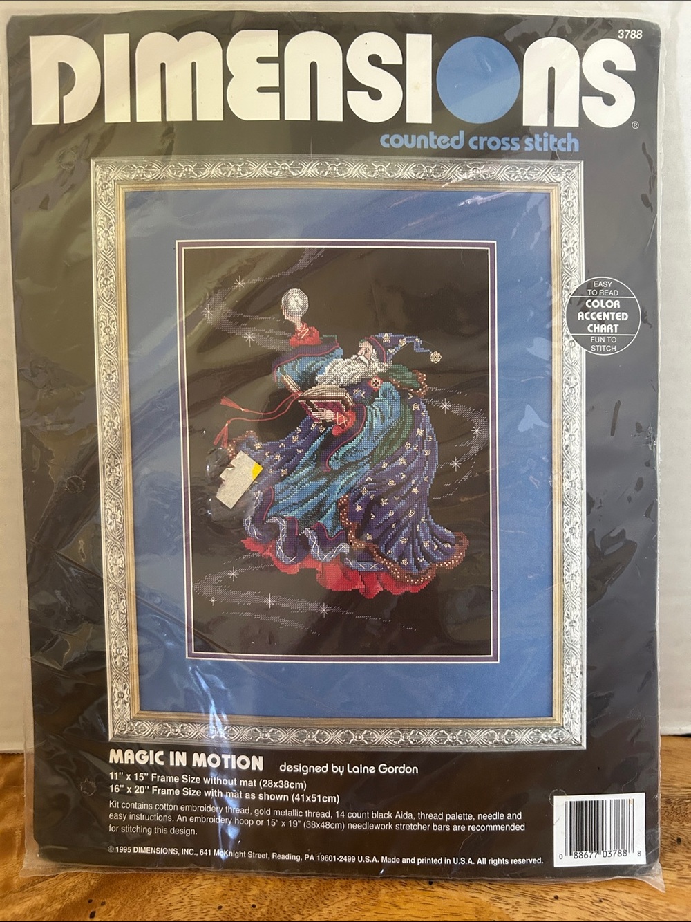 DIMENSIONS Vintage 1995 Designed by Laine Gordon Magic in Motion' Cross Stitch